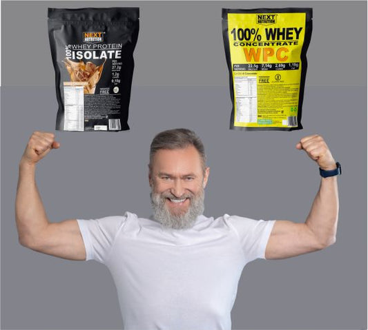 Perché Integrare le Proteine del Siero del Latte ( whey protein ) quando si invecchia